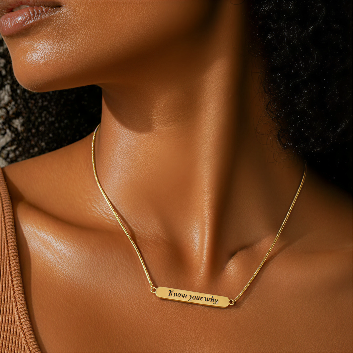 Know your why bar neckless