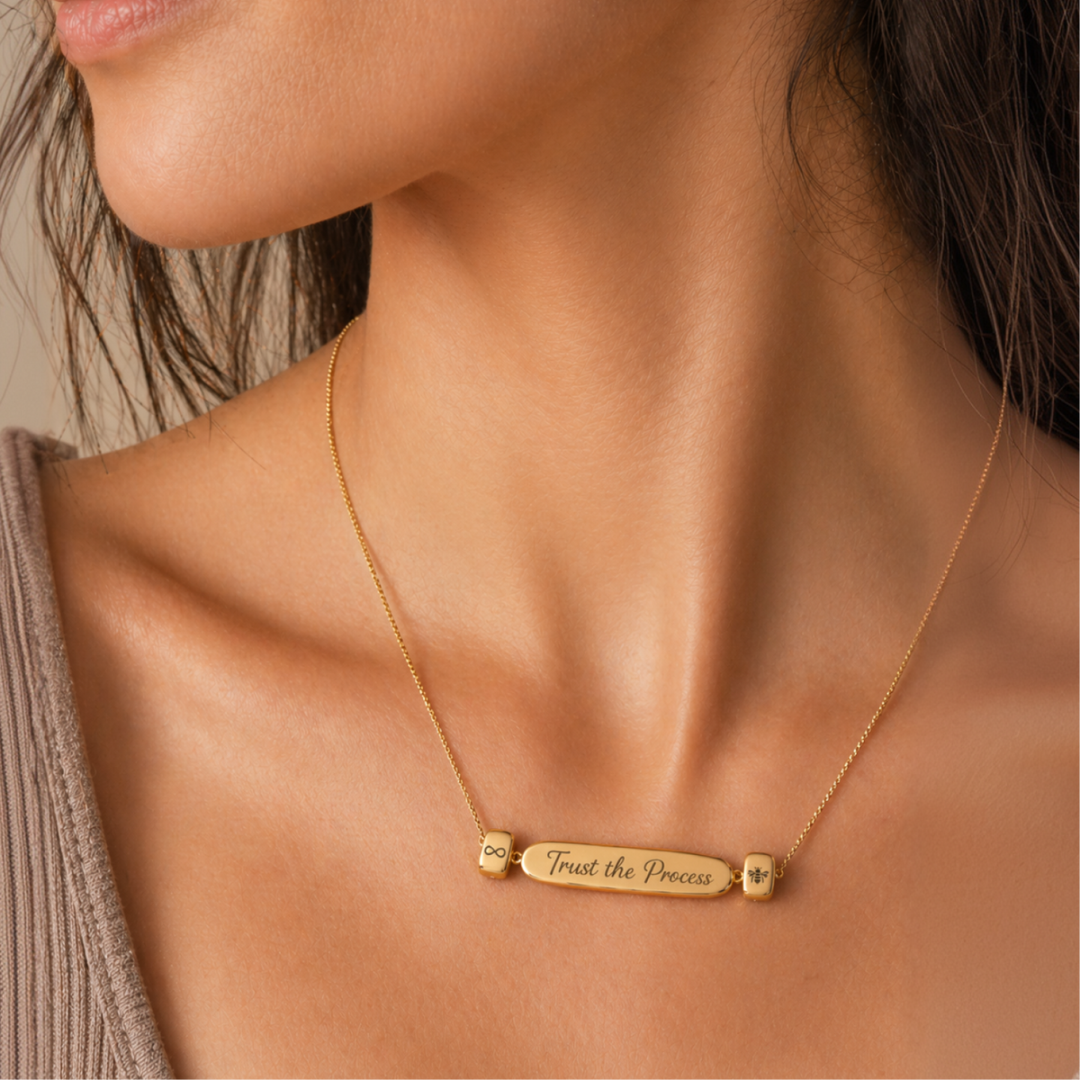 Trust the Process Bar Neckless