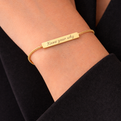 Know Your Why Bracelet